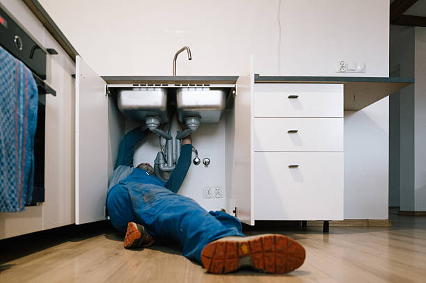 Professional Leak Detection technician working in Cordova, NC